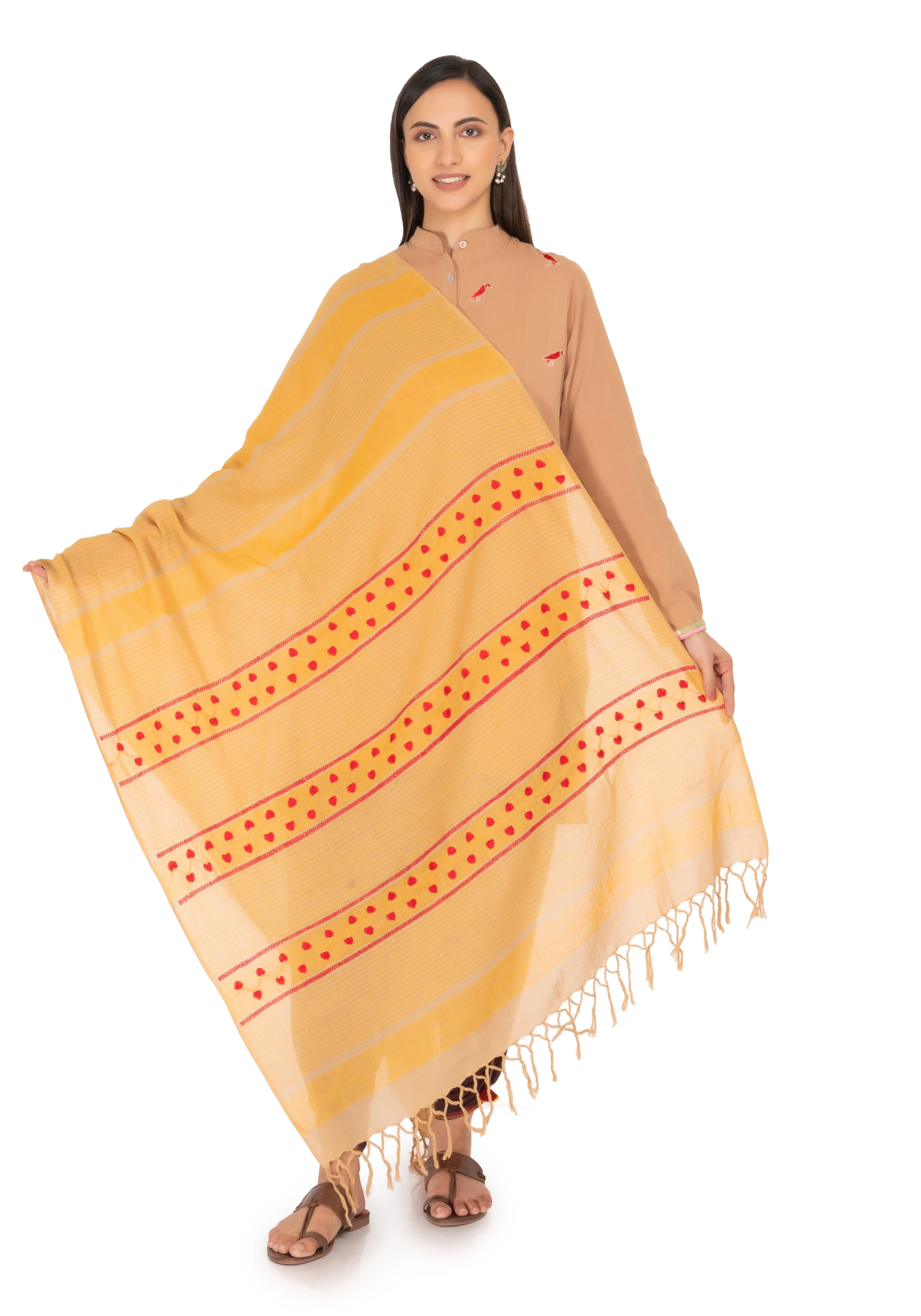 Hand Embroidered Dupattas