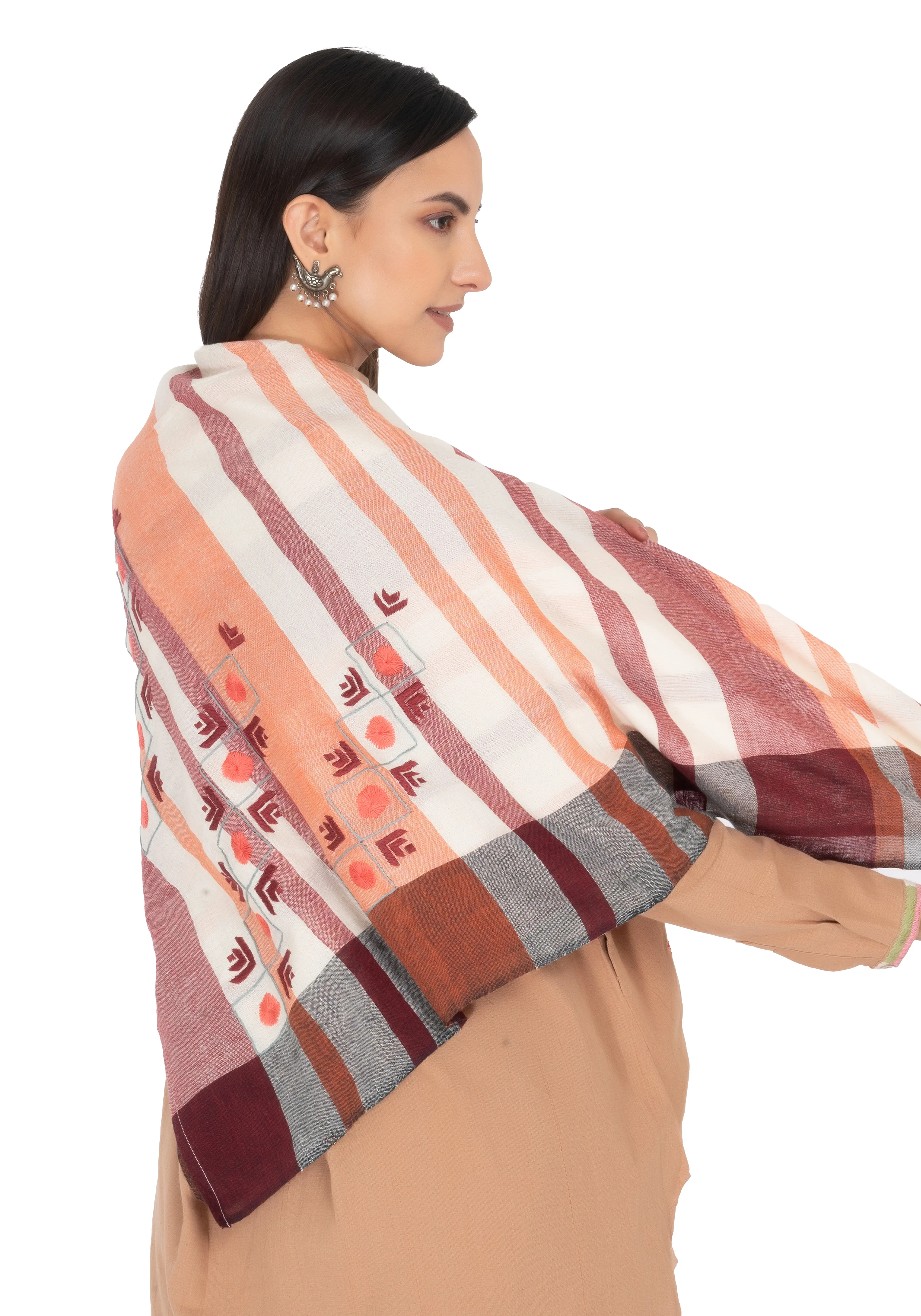 Hand Embroidered Stole