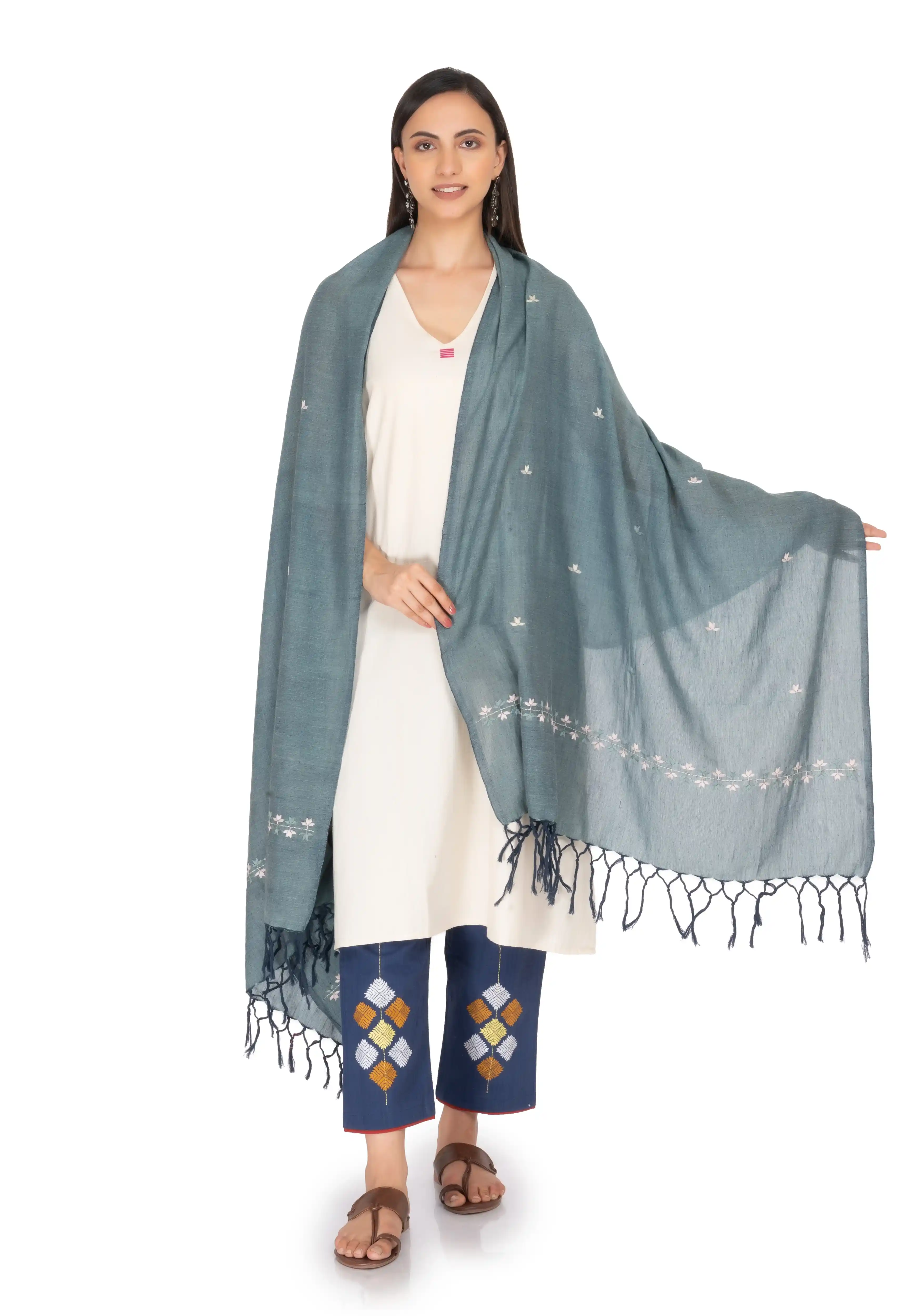 Hands Embroidered Dupatta