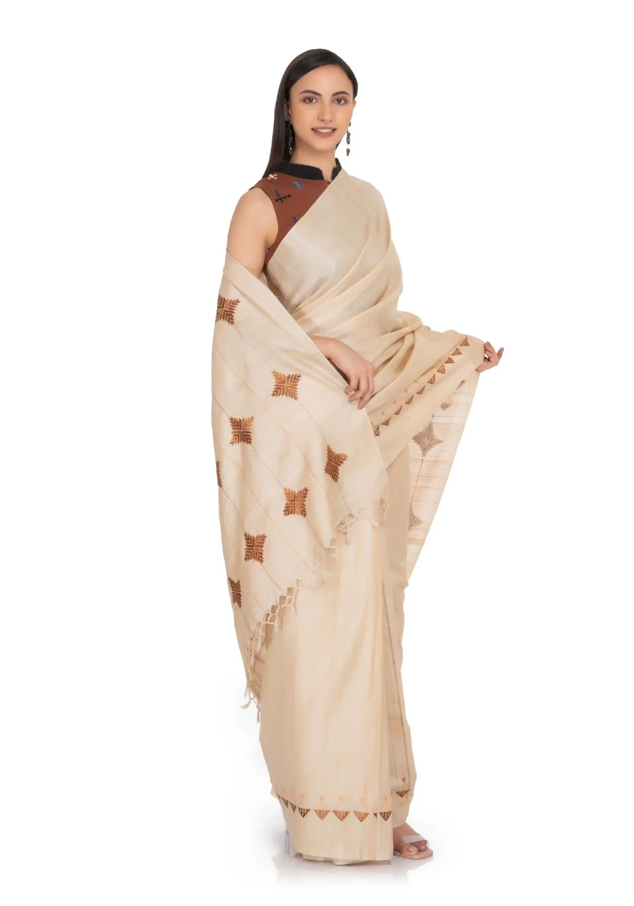 Tussar Silk with Saree