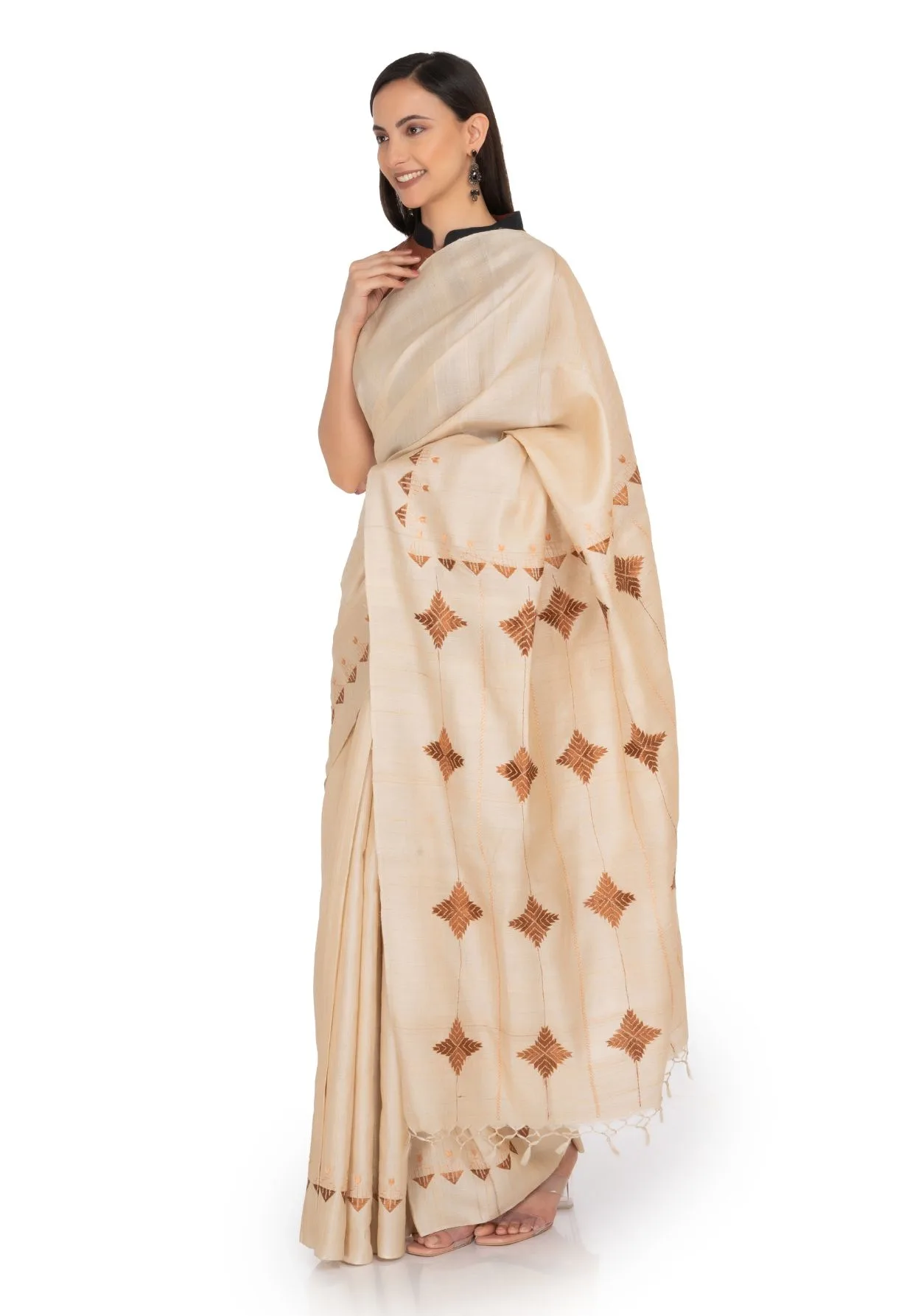 Tussar Silk with Saree