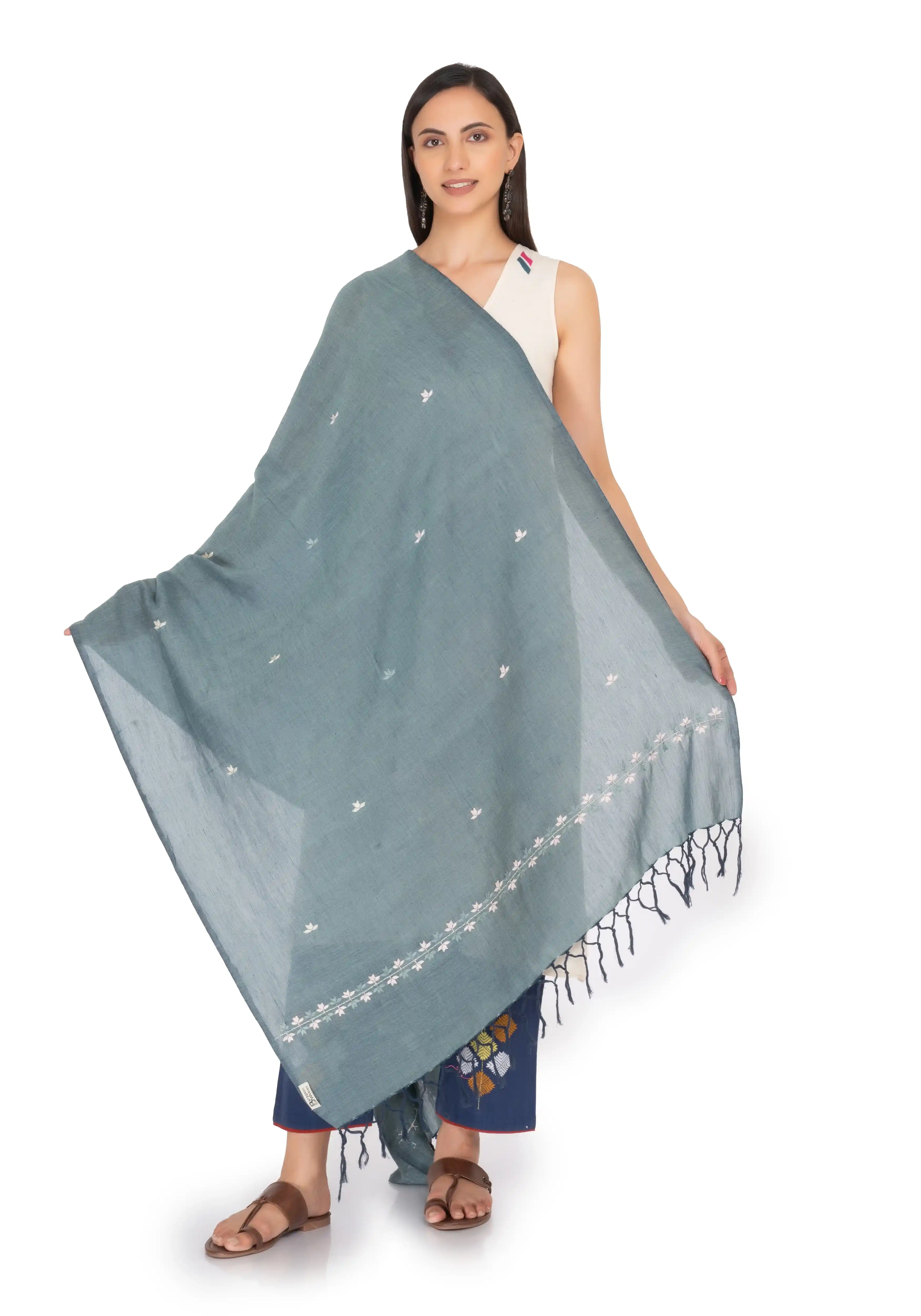 Hands Embroidered Dupatta